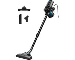 StayPowered Steelstofzuiger - De Ultieme 2-in-1 Stofzuiger voor Efficiënt en Krachtig Schoonmaken! - Krachtige Motor - Lichtgewicht - 4.5m Lange Snoer - Instelbare Standen - Inclusief Accessoires - Grijs - Levering Sneller dan Aangegeven!