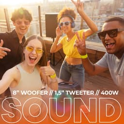 Denver Bluetooth Speaker Party Box - Discolichten - Partybox - Incl. Afstandsbediening - Microfoon Aansluiting - BPS250 — thumbnail 4