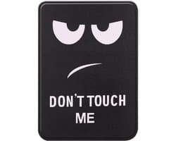 Hoesje Geschikt voor Kobo Clara BW Hoes Book Case - eReader Hoes Geschikt voor Kobo Clara BW Hoesje Book Cover - Don't Touch Me