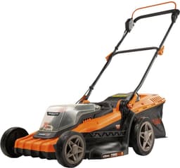 Dual Power Accu-grasmaaier POWDPG75610 - 40 V, 420 mm Ø grasmaaier, zonder accu en lader, met grasopvangbak en achteruitworp — thumbnail 1