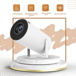Homezie Beamer | Streamen vanaf je telefoon | 4K support | 720P | WiFi, HDMI, Bluetooth | Android 11.0 | Projector | Mini beamer — thumbnail 3