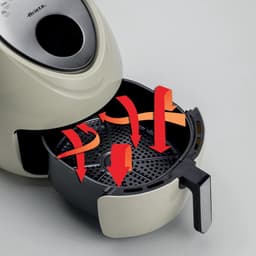 ARIETE 4618/02 Air Fryer XXL Heteluchtfriteuse - 1800W - 5,5 liter - Digital Touchscreen - 7 Automatische Programma's- Beige — thumbnail 3
