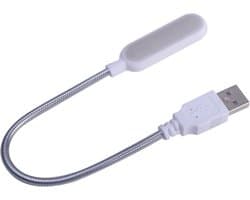 Laptop Lampje - LED Toetsenbord verlichting - USB - leeslampje - Wit