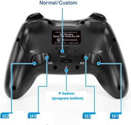 Draadloze Pro Controller - Geschikt voor Nintendo Switch Controller - Turbo Knop - Controllers geschikt voor Nintendo Switch, Nintendo Oled en Nintendo Switch Lite - Wit — thumbnail 3