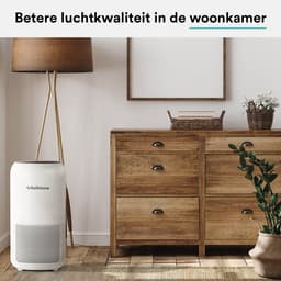 Rolfstone Air Balance XL Luchtreiniger – HEPA 13 + koolstoffilter – CADR 460 m³/u – Voor ruimtes tot 144 m² – Vermindert stof en pollen – 3 standen + turbo + slaapstand + automatische stand – Luchtkwaliteitsindicator — thumbnail 10
