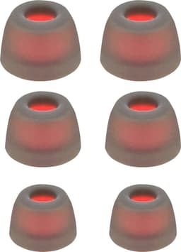 Somstyle Vervangende Oordopjes Geschikt Voor JBL Tune 230 NC TWS / T230NC - Siliconen - 6 Stuks ( S, M & L) - Zwart / Oranje — thumbnail 1