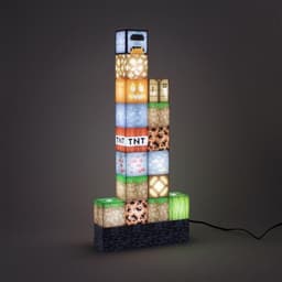 Minecraft Block Building Light – 16 Verwisselbare Lichtblokken, Officieel Minecraft Nachtlampje Voor Slaapkamer & Gamekamer- Paladone — thumbnail 3
