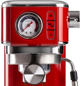 Ariete 1381/33 Moderna - Espressomachine/Pistonmachine - 15 bar - inhoud 1.1 liter - Manometer - Rood — thumbnail 3