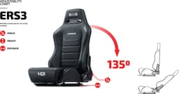 Next Level Racing ERS3 Elite Reclining Seat gamestoel — thumbnail 3