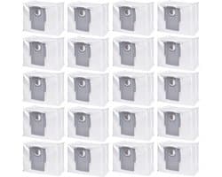 Stofzakken geschikt voor de Roborock S8 Pro Ultra, S8+, S7 MaxV Ultra en Q-serie (20 Stuks) - 2-Jaarvoorraad - Value Pack!