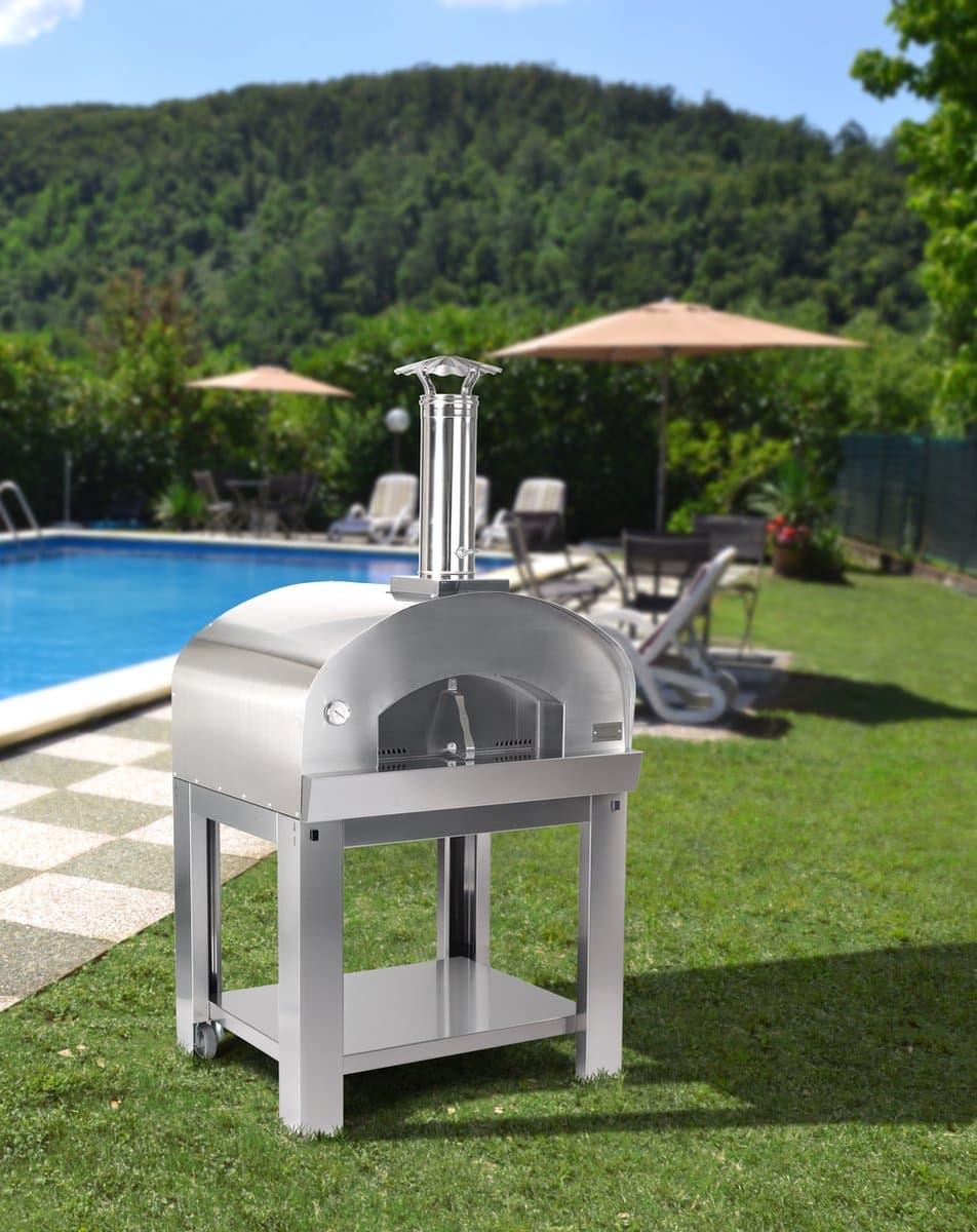 Palazetti Carmine hootgestookte oven incl. rvs onderstel — afbeelding 1