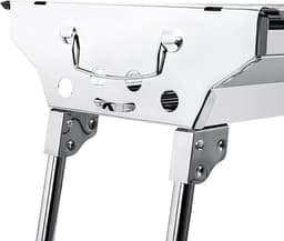 Houtskoolbarbecue, campinggrill, houtskool, opvouwbare grill, draagbare grill, voor camping, tuin, picknick, feest, 73 x 33 x 71 cm, voor 5-10 personen — thumbnail 3
