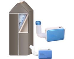 Mini Droger - Wasdrogers - Draagbaar - Multifunctioneel - Incl. Warmeluchtdroogrek - 60-70 °C