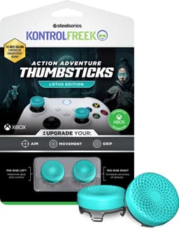 KontrolFreek Action Lotus Thumbsticks - Teal Clear - (Xbox) — thumbnail 1