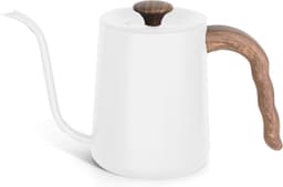 House of Husk Slow Coffee Ketel - Pour Over Kettle - Gooseneck kettle - Heet Water Ketel - Coffeemaker - RVS - Cafetière - 600 ml - Wit — thumbnail 1