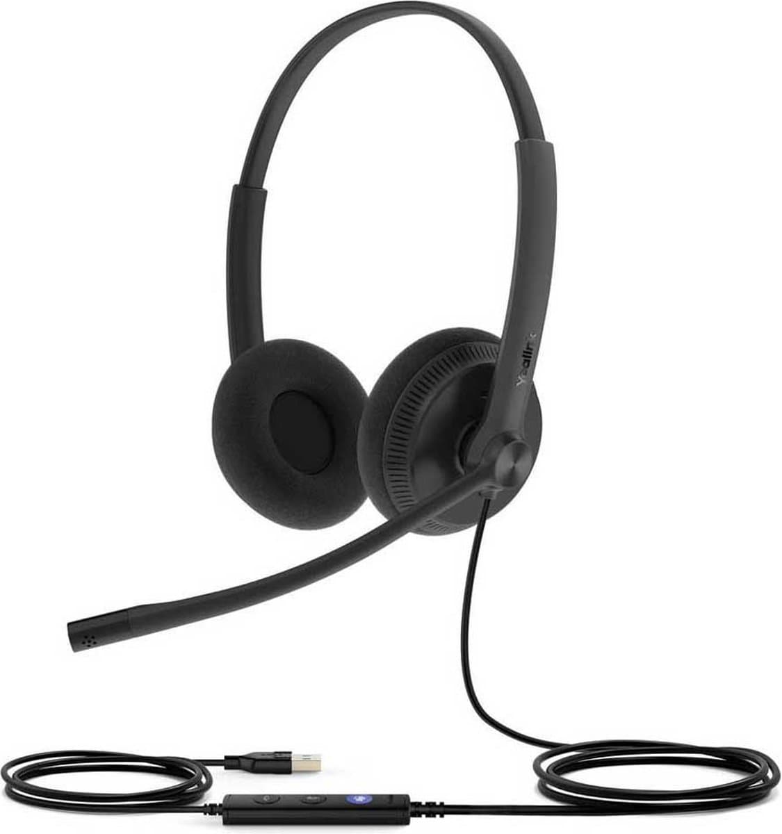 Yealink Uh34 Dual Uc Koptelefoon Zwart — afbeelding 1