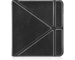 Goodline® - Hoesje geschikt voor de Kobo Libra 2 (7") N418 - Origami Hoes / Slimfit Sleepcover - Zwart