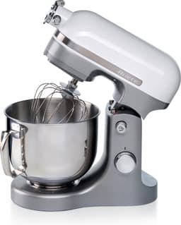 Ariete 1589/01 Moderna Keukenmachine - 1600 Watt - 11 snelheden - 5.5 liter - incl 3 accessoires - RVS - Wit — thumbnail 1