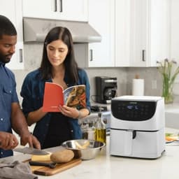 Cosori CP158-AF-RXW Airfryer – 5.5 l – 1700 W – Anti-aanbaklaag – BPA-vrij – Met display – Timerfunctie – Oververhittingsbeveiliging — thumbnail 2