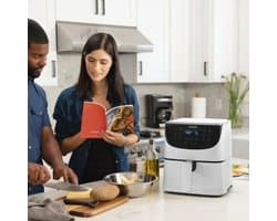 Cosori CP158-AF-RXW Airfryer – 5.5 l – 1700 W – Anti-aanbaklaag – BPA-vrij – Met display – Timerfunctie – Oververhittingsbeveiliging