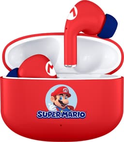 Super Mario - draadloze oordopjes - met oplaadcase - touch control - extra eartips - TWS earpods bluetooth — thumbnail 1