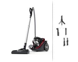 zakloze stofzuiger 500w 59db rood/zwart - rowenta - RO7933EA