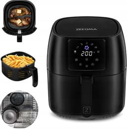 Zeegma Knapper - Heteluchtfriteuse - Airfryer 1400W - Tot 200°C in 60 seconden - 4,5L Kom — thumbnail 20