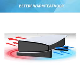 YONO Standaard Horizontaal geschikt voor PS5 - Houder Playstation 5 Stand Accessoires Beugel - Zwart — thumbnail 2