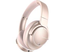 PowerLocus MoonFly Koptelefoon Over-Ear met Passief Noise Cancelling, Draadloze Hoofdtelefoon, Voice Assistant Activation - Rose Gold