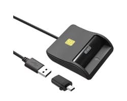 ID Kaartlezer USB en USB-C – ID Kaartlezer België – EID Kaartlezer – EID Kaartlezer identiteitskaart – Identiteitskaartlezer – ID Reader – eID/Memory/Sim Kaartlezer – Windows/Mac/Linux – België