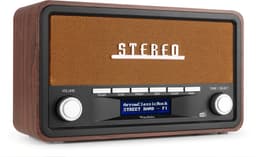 DAB radio met Bluetooth model 2025 - Retro radio - DAB+ / FM - Op batterijen en netstroom - Audizio Foggia — thumbnail 1