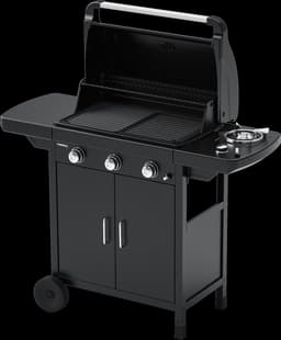 Campingaz Compact 3 EXS - compacte 3-pits gas barbecue - zwart — thumbnail 3