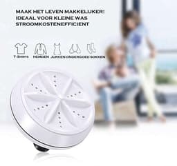 Mini Wasmachine - met Remote - 1kg Wascapaciteit - Vernieuwde chipset — thumbnail 3