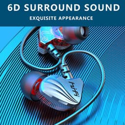 DrPhone Hi15 USB-C In-Ear Oordoppen met ingebouwde DAC - Dynamische BASS - Oortelefoon met microfoon - Oorhaak Design - Passief ruisonderdrukking - Grijs/Zwart — thumbnail 4