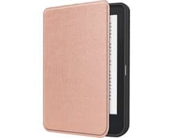 Hoes Geschikt voor Kobo Clara 2E - E-reader Hoesje Bescherm Hoesje Case Sleep Cover - Hoes Geschikt voor Kobo Clara 2E Hoesje - Rosé Goud