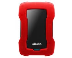 ADATA Durable Lite HD330 - Externe Harde Schijf - 1TB - 2.5 inch - USB 3.1 - Rood