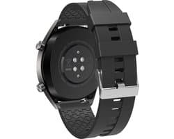 Strap-it Smartwatch bandje 22mm - extreme siliconen horlogeband geschikt voor Samsung Galaxy Watch 1 46mm / Galaxy Watch 3 45mm / Gear S3 Classic & Frontier - Amazfit GTR 47mm / GTR 2 / GTR 3 & 3 Pro / GTR 4 - OnePlus Watch - zwart