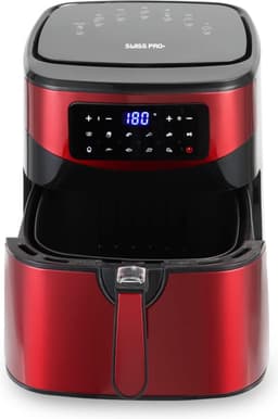 Swiss Pro+ - Airfryer 10L XXXL - Rood - SP-AF10L - Intelligente Heteluchtfriteuse Digitaal- 10L - XXXL - New Model 2026 - Touchscreen - TURBO Opwarmen - Rood - 10 liter — thumbnail 11