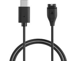 kwmobile USB-oplaadkabel geschikt voor Garmin Instinct 2 Solar / Instinct 2 / 2X / 2S / Crossover / Tide kabel - Laadkabel voor smartwatch - in zwart