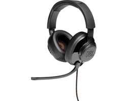 JBL Quantum 200 - Bedrade Gaming Headset - Over-ear Koptelefoon met Afneembare Microfoon - 3.5 mm Jack - Voor PC, PlayStation, Xbox & Switch - Zwart