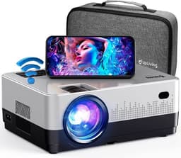 UpLiving® Thuisbioscoop set | Behuizing Zwart en 171cm Breed | 72 inch 16:9 | UpLiving™ LCD Mini Beamer met WiFi | UpLiving™ Beamerbeugel | UpLiving™ handmatig projectiescherm | Surround set Home Cinema | Projector | Mini beamer | Filmpakket — thumbnail 2