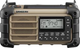 Sangean MMR-99 Desert Tan FM/AM noodradio - Met zonnepaneel, dynamo en zaklamp — thumbnail 1