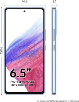 Samsung Galaxy A53 - 128GB - Awesome Blue — thumbnail 3