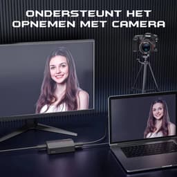 FIFINE V3 - Video Capture Card - Geschikt voor PS5 / Switch / PC / XBOX / MAC - HDMI 4K@30Hz - 1080p@60Hz Opname - USB 3.0 - Zwart — thumbnail 5