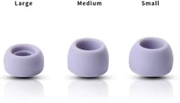 CHPN - Siliconen dopjes voor op Oordopjes - Vervangende Oordopjes voor koptelefoon - Geschikt voor Samsung Galaxy Buds Pro - Paars - 3 verschillende maten - 3 setjes — thumbnail 1