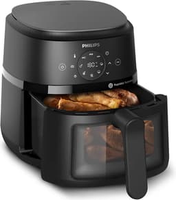 Philips 2000 Series Airfryer - NA220/00 - Kijkvenster - RapidAir - 4.2L - Tot 4 Personen - Zwart — thumbnail 4