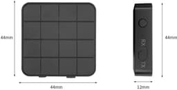 Bluetooth Transmitter & Receiver 2 in 1 - BT 5.0 - 3.5MM AUX / RCA - Zwart — thumbnail 5