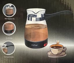 Cheffinger Elektrisch Turkse Koffieapparaat | 650W – 0,5L | Turkish Coffee | Türk Kahvesi | Cezve — thumbnail 2
