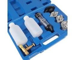 Koppakking testkit - 8-delige remvloeistoftester, verbrandingslektesterset - CO2-lektester voor antivries voor auto's, vrachtwagens, tractoren en graafmachines