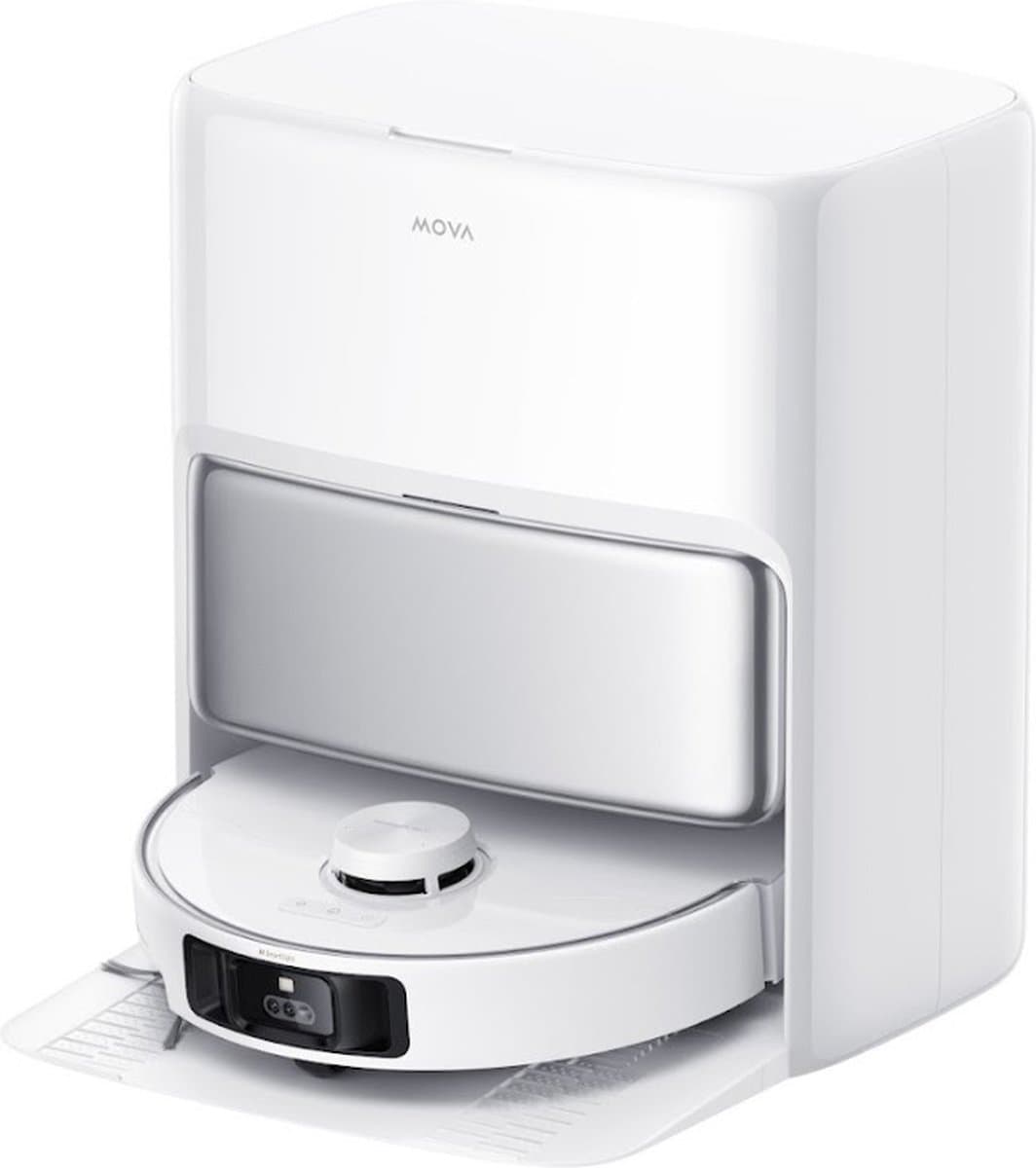 Mova P50 Pro Ultra Saugroboter mit Wischfunktion, 19.000Pa Saugkraft, 75℃ Hei?wasser-Moppw?sche, automatische Reinigung, automatische Entleerung, automatische Nachfüllung, Hindernisvermeidung — afbeelding 1